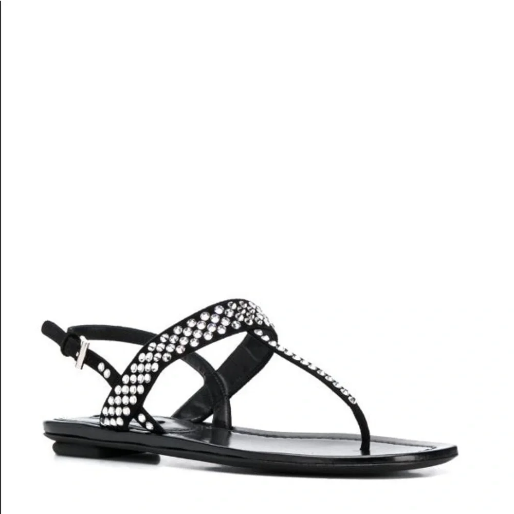 Prada crystal embellished sandals